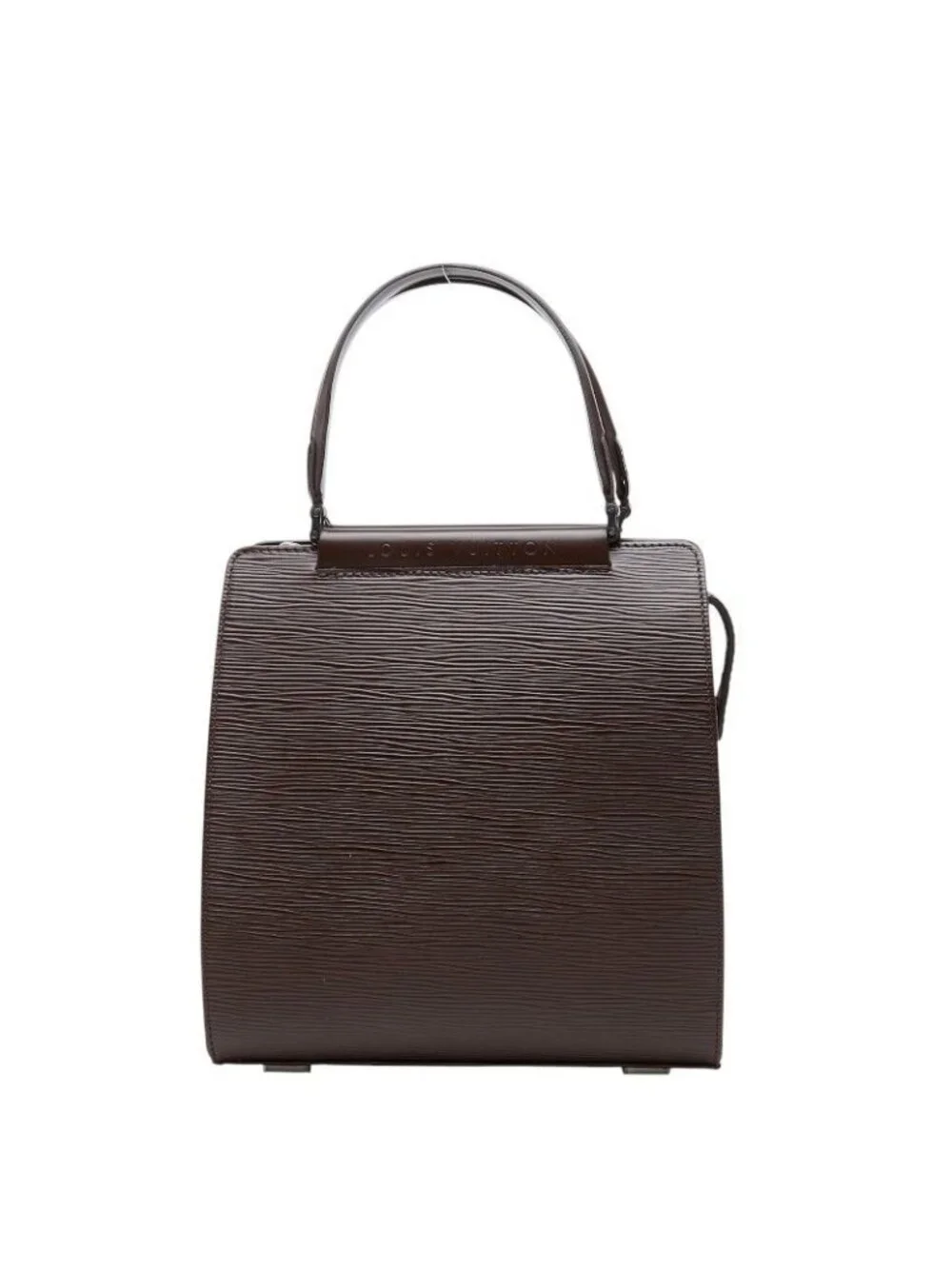 Louis Vuitton Epi Figari PM Handbag Mocha Brown Leather